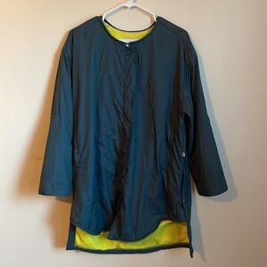 KLING Dark Green / Neon Yellow Rain / Wind Jacket Size 3 / XL